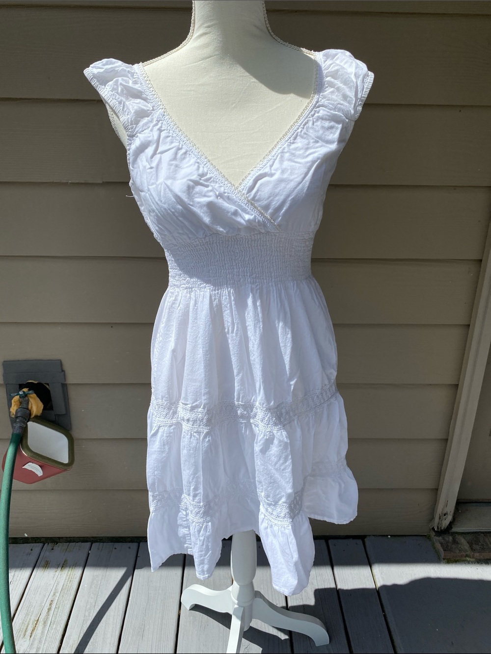 4/$20 white mini dress